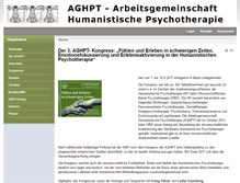 Tablet Screenshot of aghpt.de